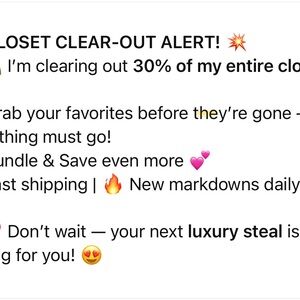 Promotional Sale Banner - Closet Clear-Out Alert